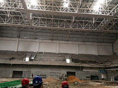 三三一文體中心現(xiàn)場(chǎng)隔音工程